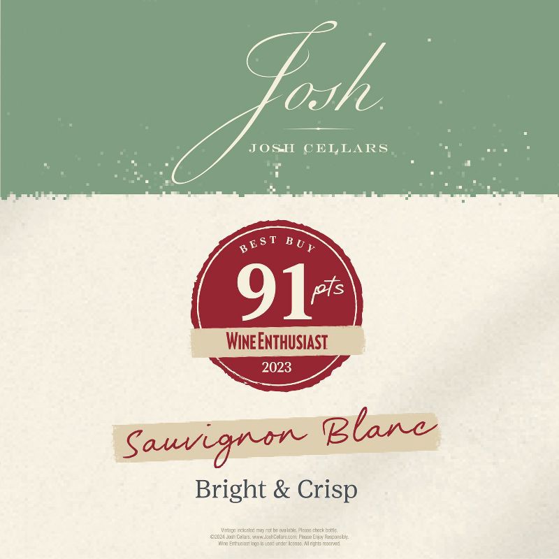 slide 5 of 11, Josh Cellars Josh Sauvignon Blanc White Wine - 750ml Bottle, 750 ml