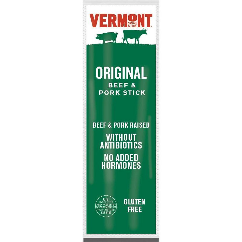 slide 4 of 5, Vermont Smoke & Cure Original Beef & Pork Sticks Multipack 6ct / .05oz, 6 ct, .05 oz