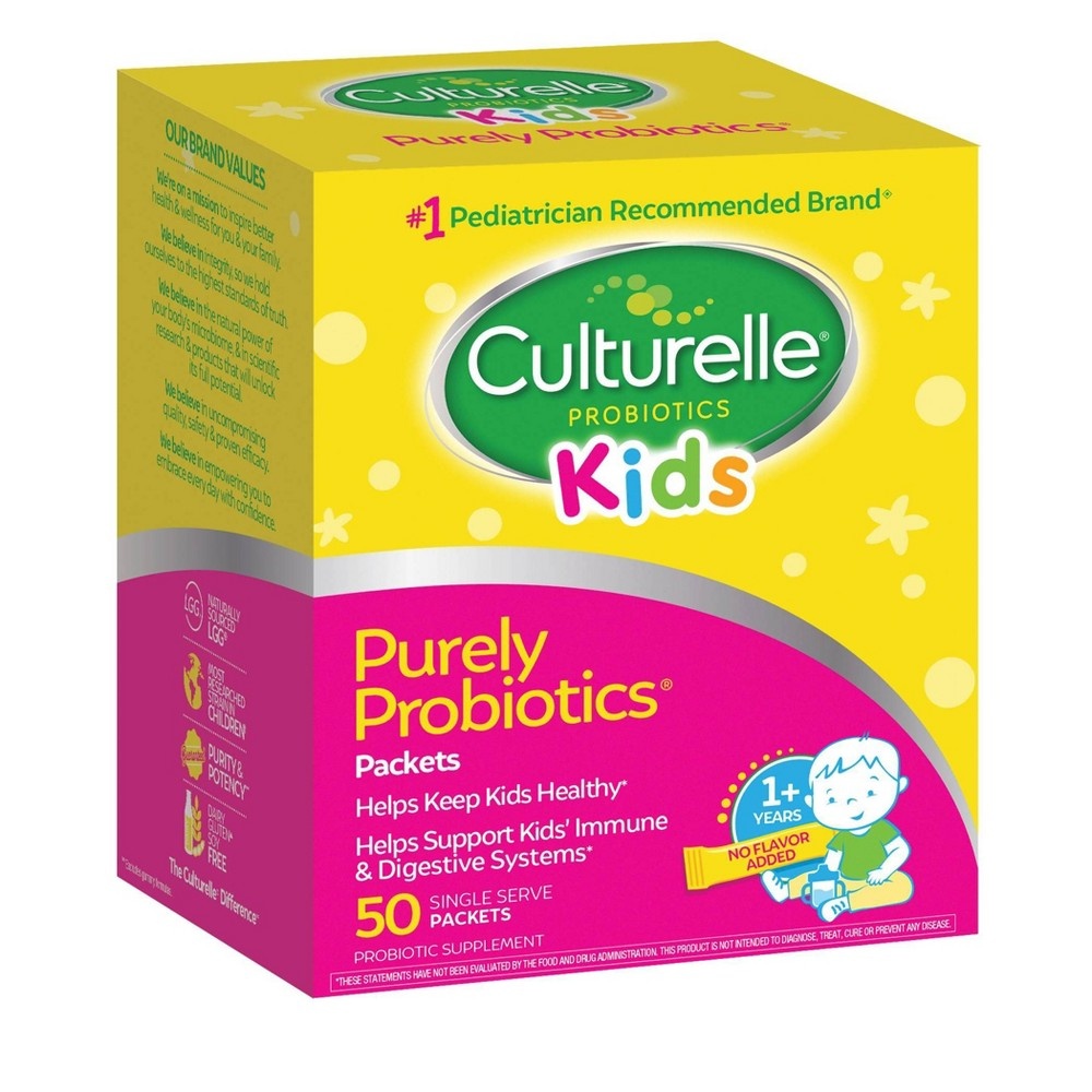 slide 2 of 6, Culturelle Kids Probiotic Packets, 50 ct