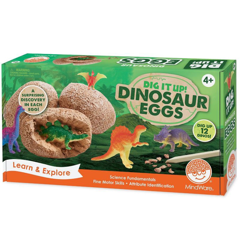 slide 1 of 10, MindWare Dig It Up: Dinosaur Eggs, 1 ct