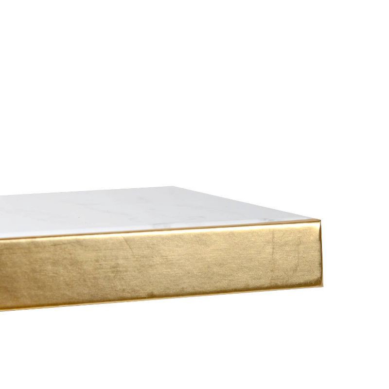 slide 4 of 4, Lined Journal 5"x 7.25" Marble with Gold Foil - DesignWorks Ink, 1 ct