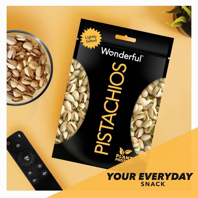 slide 5 of 8, Wonderful Lightly Salted Roasted Pistachios - 20oz, 20 oz