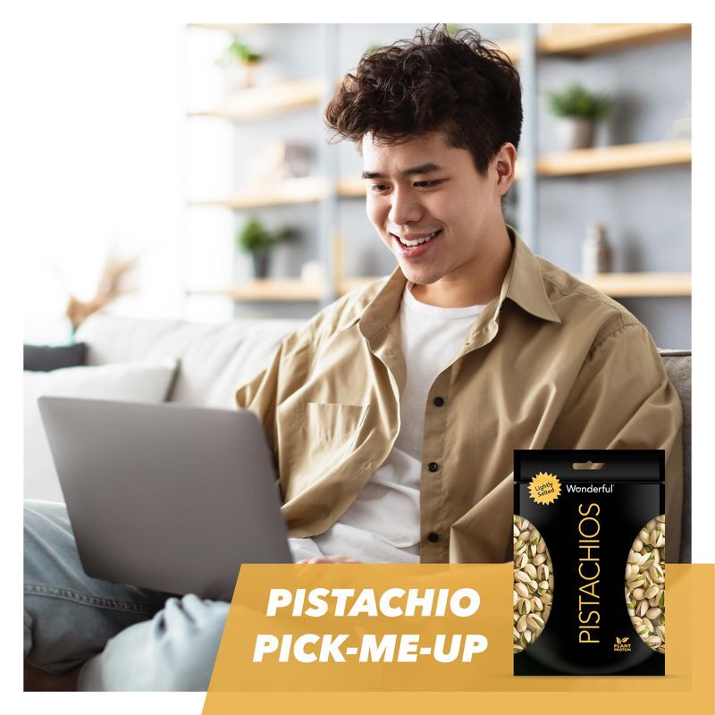 slide 6 of 8, Wonderful Lightly Salted Roasted Pistachios - 20oz, 20 oz