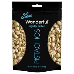 Wonderful Lightly Salted Roasted Pistachios - 20oz
