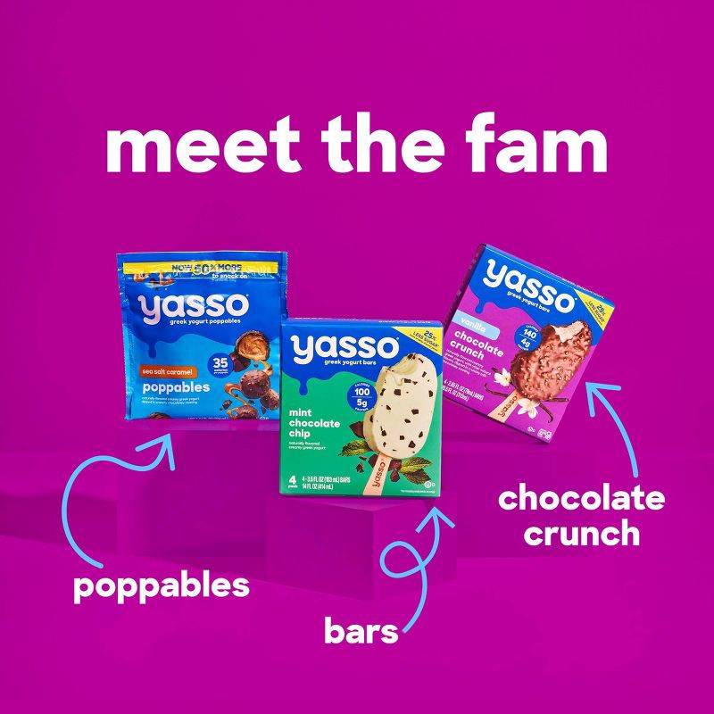 slide 5 of 9, Yasso Frozen Greek Yogurt - Cookies 'n Cream Bars - 4ct, 4 ct