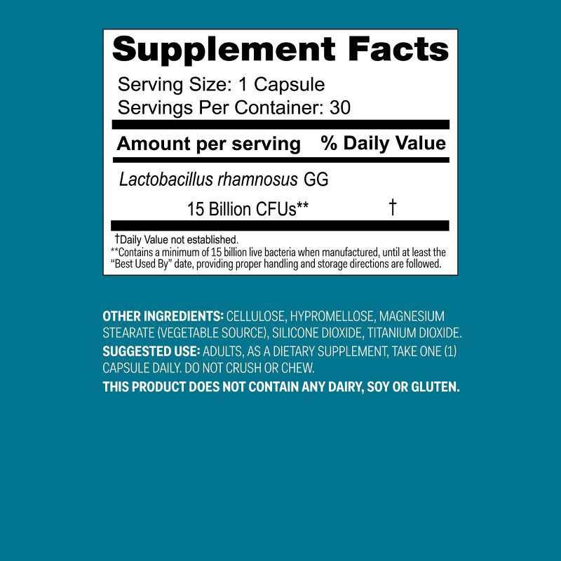 slide 6 of 6, Immune Support Probiotic Dietary Supplement Capsules - 30ct - up&up™, 30 ct