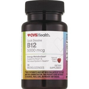 slide 1 of 1, CVS Health B12 Microlozenges, 30 Ct, 1 ct