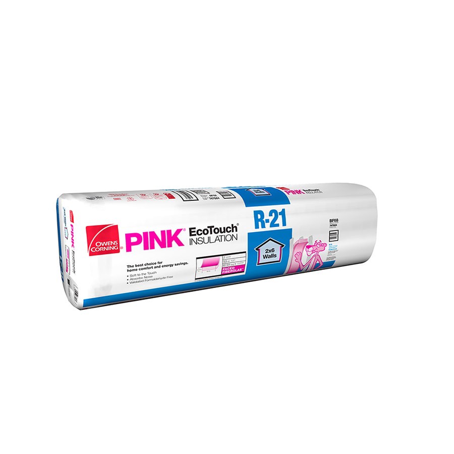 slide 1 of 1, Owens Corning R-21 Wall 67.81-sq ft Faced Fiberglass Batt Insulation, 1 ct