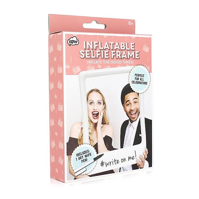 slide 5 of 5, NPW Inflatable Wipe-Off Selfie Frame, 1 ct