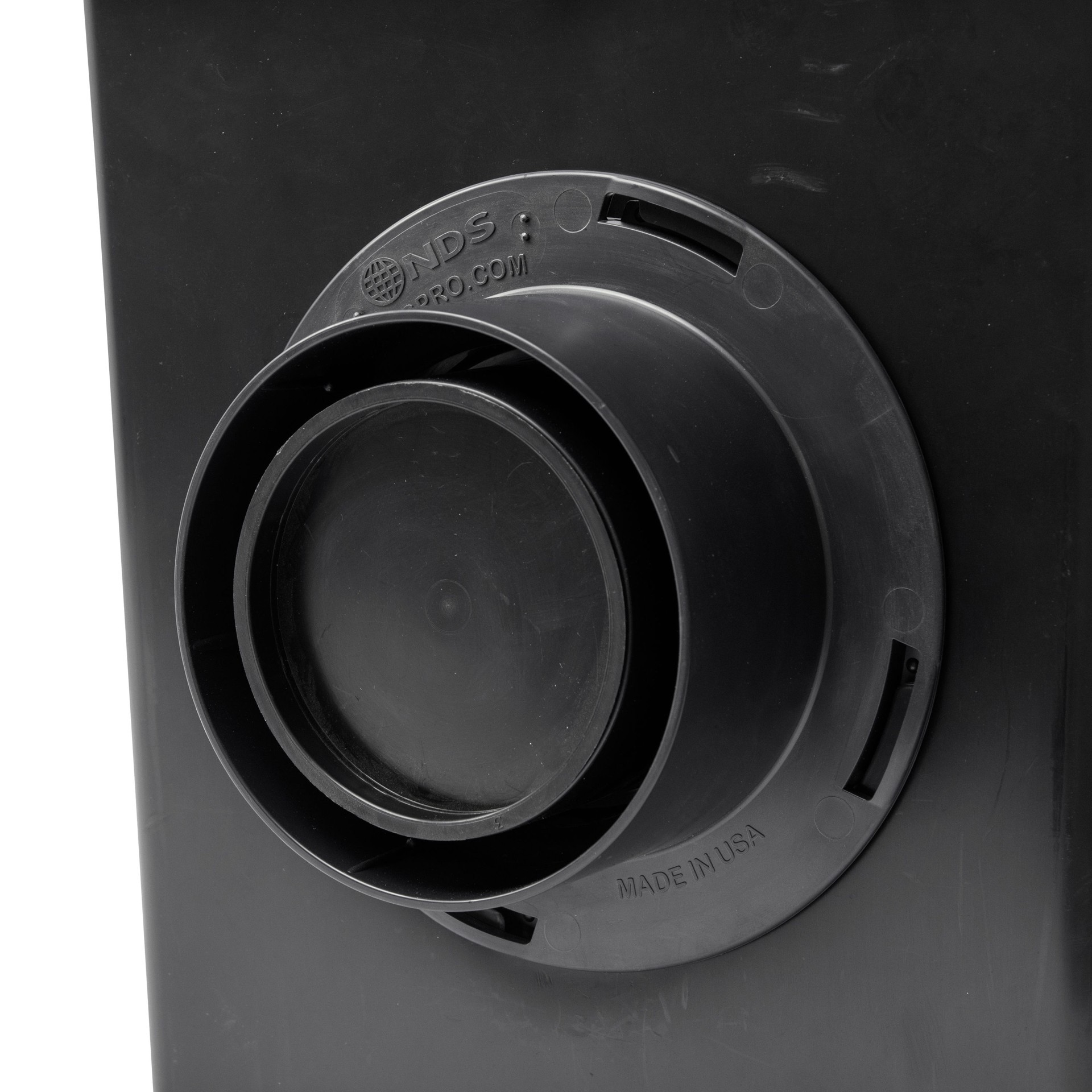 slide 4 of 6, NDS 12 in. x 12 in. Drainage Catch Basin Kit, 2 Openings, Steel Grate, 1 ct