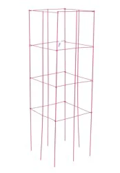 47-in Powder-coated galvanized steel wire Square Tomato Cage
