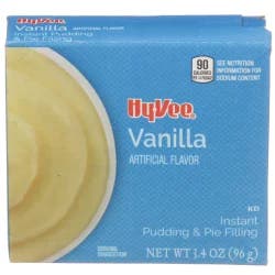 Hy-vee Vanilla Instant Pudding & Pie Filling