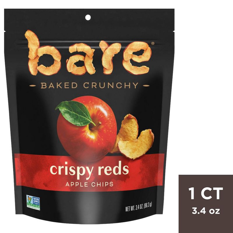 slide 1 of 4, Bare Fruit Bare Baked Crunchy Fuji & Reds Apple Chips - 3.4oz, 3.4 oz