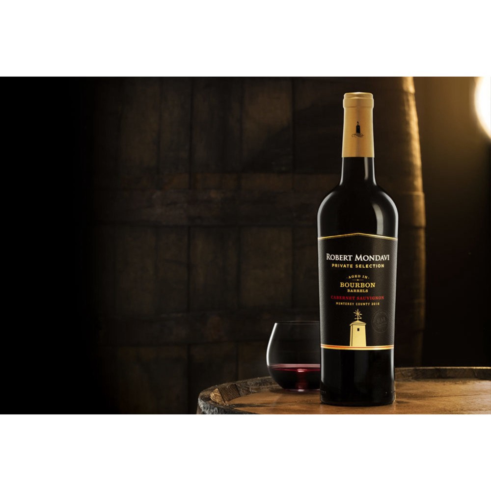 slide 3 of 4, Robert Mondavi Private Selection Bourbon Barrel Aged Cabernet Sauvignon Red Wine, 750 ml