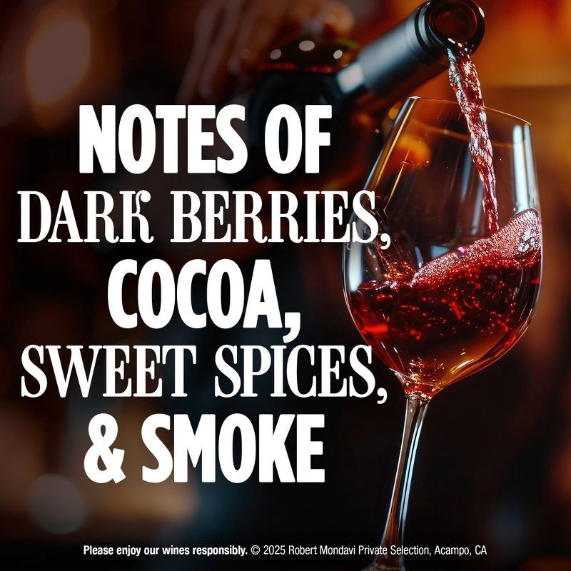 slide 4 of 11, Robert Mondavi Private Selection Bourbon Barrel Aged Cabernet Sauvignon Red Wine - 750ml Bottle, 750 ml
