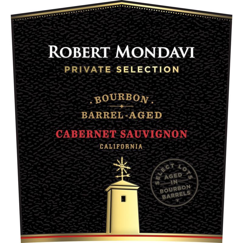 slide 10 of 11, Robert Mondavi Private Selection Bourbon Barrel Aged Cabernet Sauvignon Red Wine - 750ml Bottle, 750 ml
