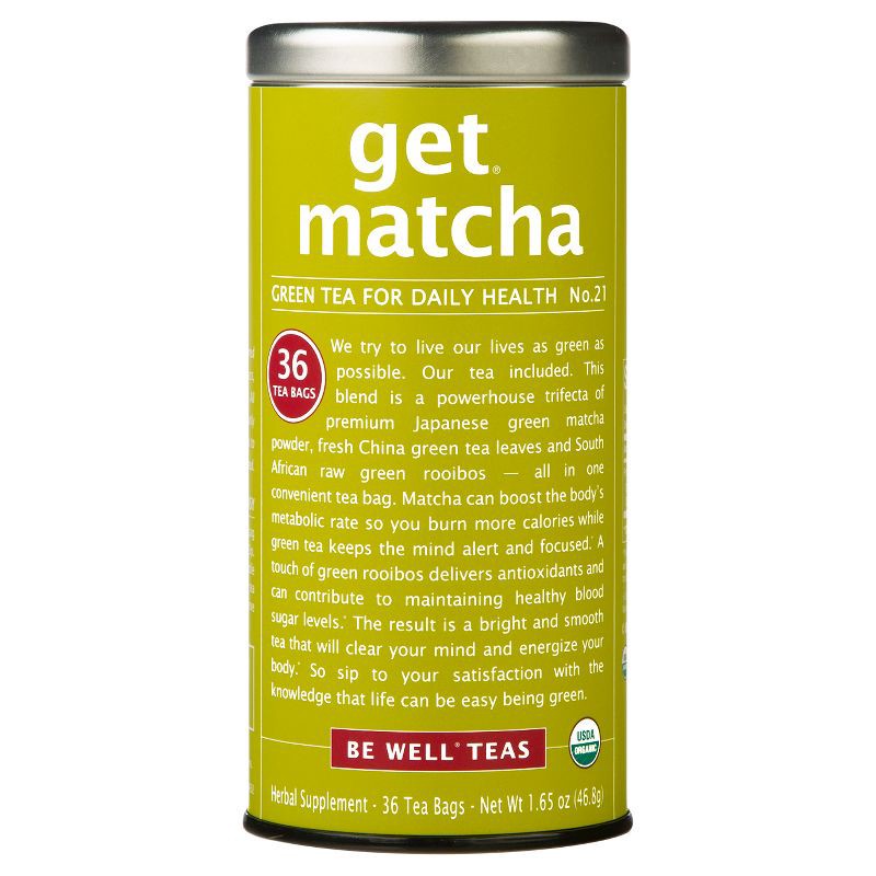 slide 1 of 1, The Republic of Tea Get Matcha Tea Bags - 36ct, 36 ct