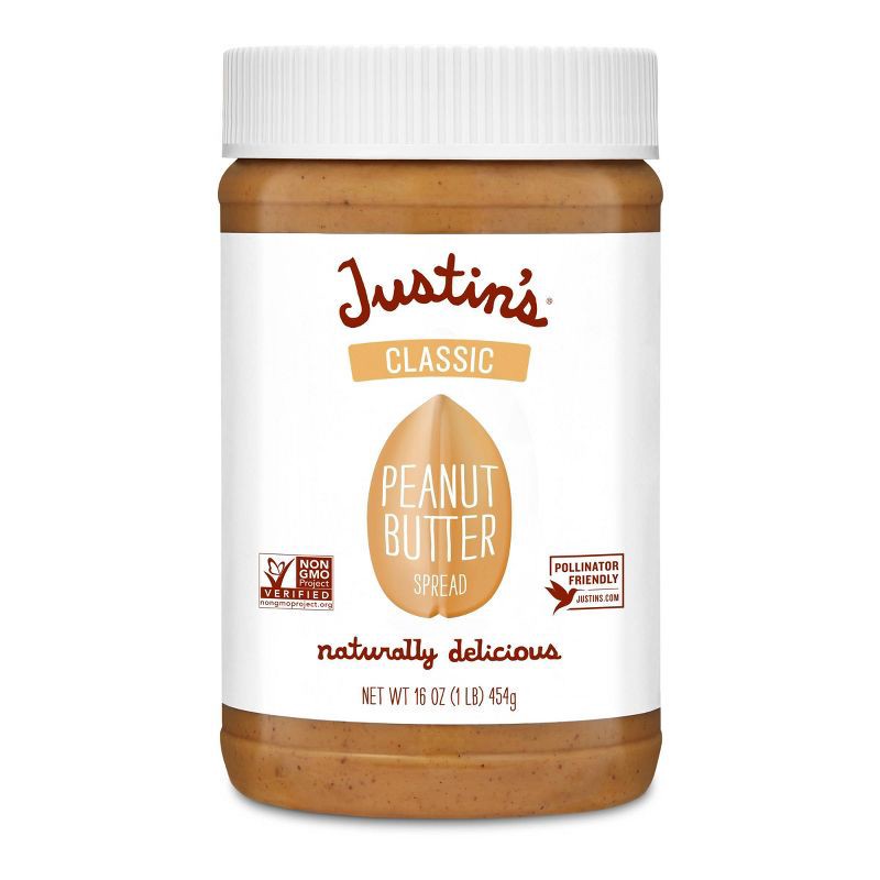 slide 1 of 6, Justin's Classic Peanut Butter - 16oz, 16 oz