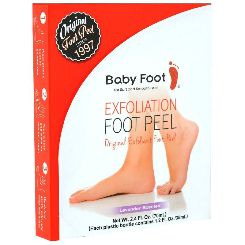 slide 2 of 4, Baby Foot Original Exfoliation Foot Peel - Lavender - 2.4 fl oz, 2.4 fl oz