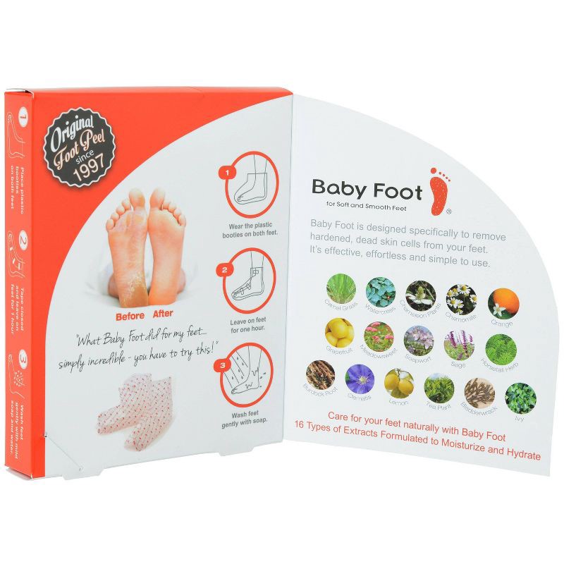 slide 3 of 4, Baby Foot Original Exfoliation Foot Peel - Lavender - 2.4 fl oz, 2.4 fl oz