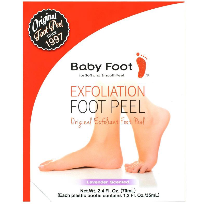 slide 1 of 4, Baby Foot Original Exfoliation Foot Peel - Lavender - 2.4 fl oz, 2.4 fl oz