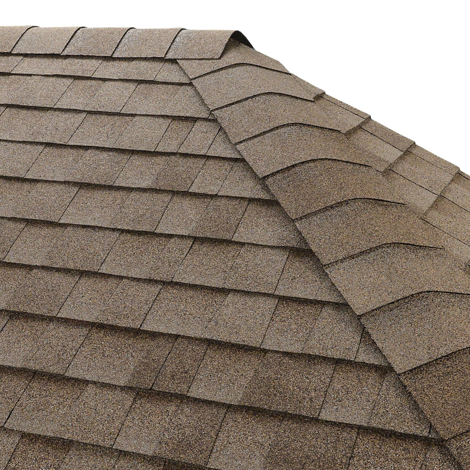 slide 1 of 6, GAF Seal-A-Ridge Driftwood Algae Resistant Hip Ridge Roof Shingles ( 25-lin ft per Bundle ), 1 ct