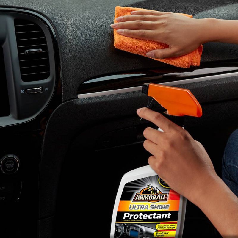 slide 4 of 5, Armor All 16oz Ultra Shine Protectant Automotive Protector, 16 oz