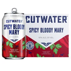 Cutwater Spirits Cutwater Fugu Spicy Bloody Mary Cocktail - 4pk/355ml Cans