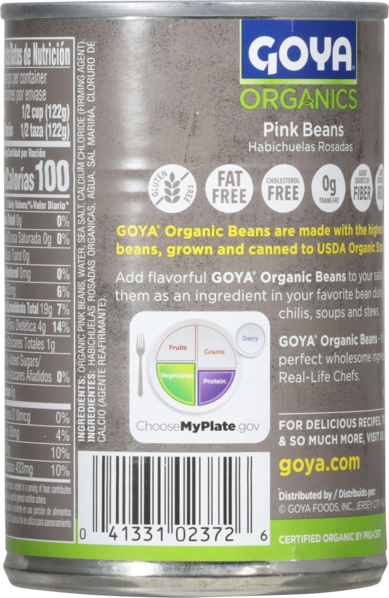 slide 3 of 14, Goya Gy Org Pink Beans, 15.5 oz