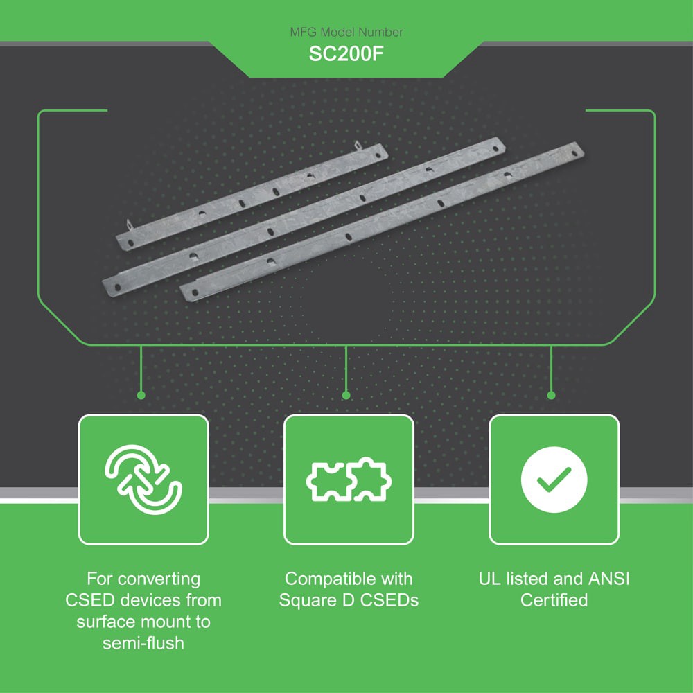 slide 3 of 4, Square D 1-in Extension kit, 1 ct
