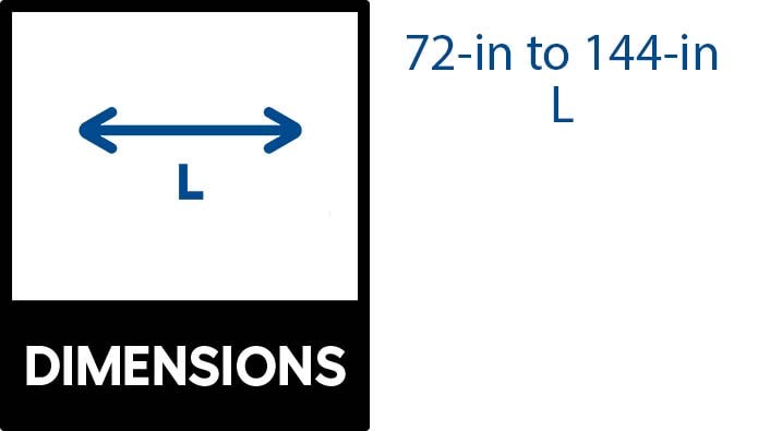 slide 3 of 6, allen + roth Mix Match 72-in to 144-in Matte Black Steel Side Single Curtain Rod, 1 ct