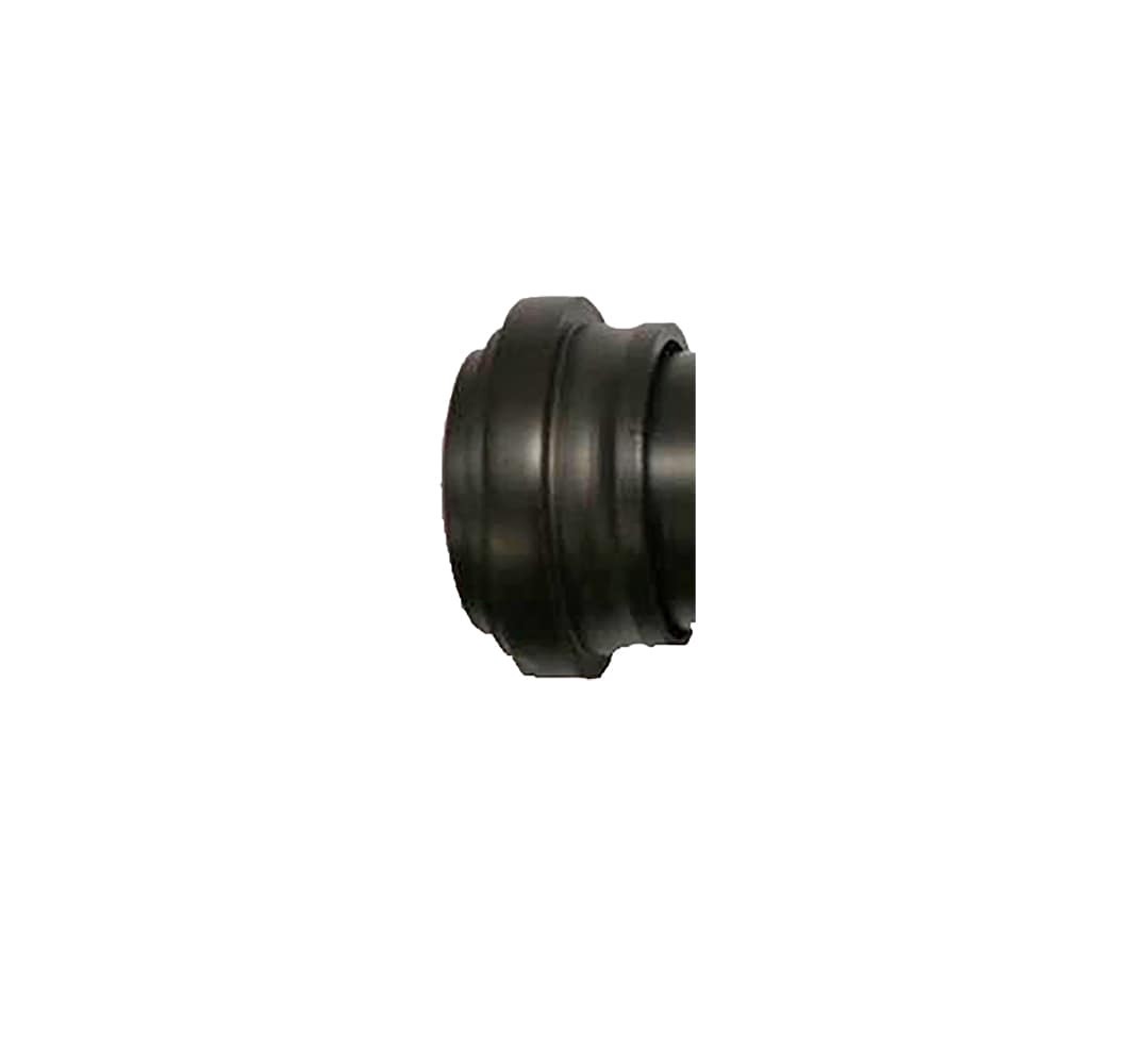 slide 4 of 6, allen + roth Mix Match 72-in to 144-in Matte Black Steel Side Single Curtain Rod, 1 ct