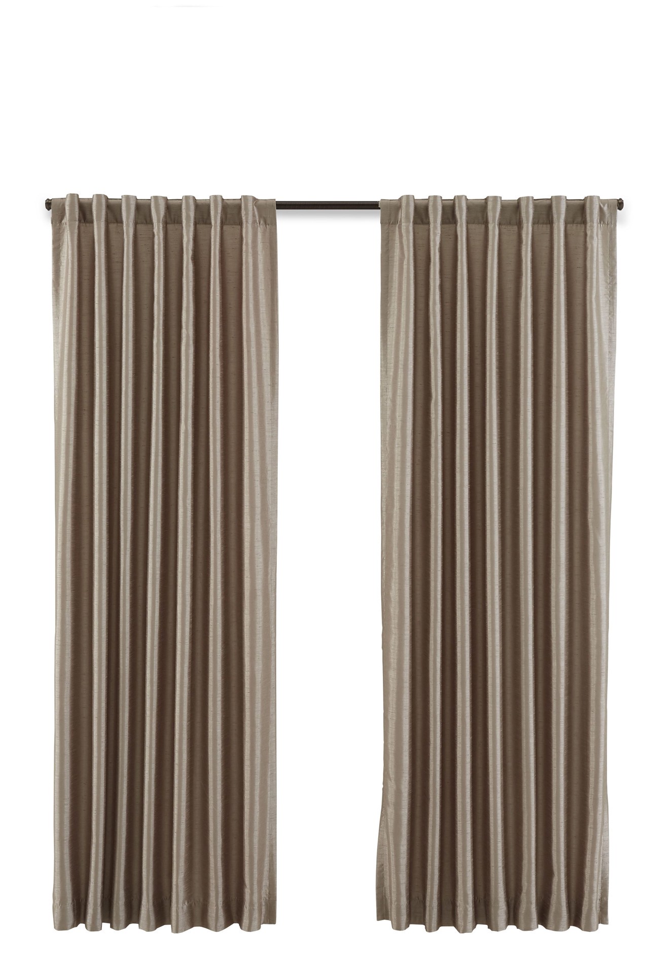 slide 2 of 6, allen + roth Mix Match 36-in to 72-in Oil-Rubbed Bronze Steel Side Single Curtain Rod with Finials, 1 ct