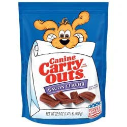 Canine Carry Outs Bacon Flavor Chewy Dog Treats - 22.5oz Bag