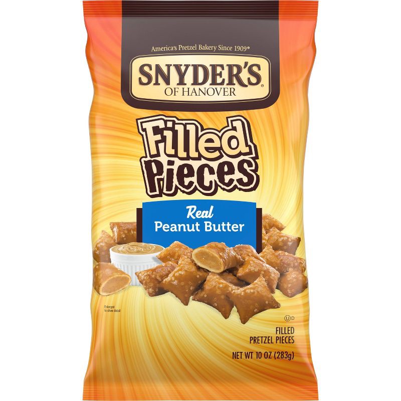 slide 1 of 5, Snyder's of Hanover Pretzel Pieces Peanut Butter Filled - 10oz, 10 oz