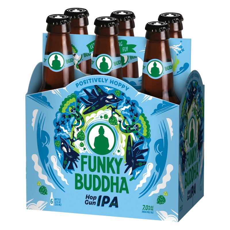 Funky Buddha Brewery Funky Buddha Hop Gun IPA Beer 6pk/12 fl oz
