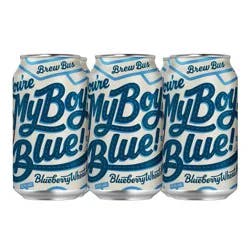 Brew Bus You're My Boy, Blue! Blueberry Wheat Ale Beer - 6pk/12 fl oz Cans