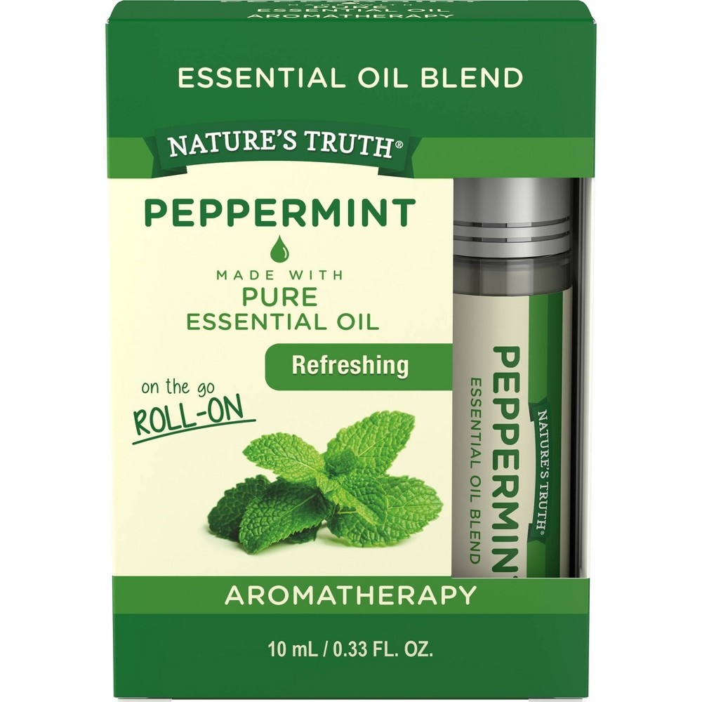 slide 2 of 4, Nature's Truth Peppermint Essential Oil Roll On Blend, 10 ml