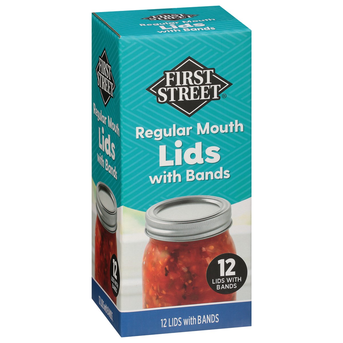 slide 7 of 14, First Street Fs Reg Width Jar Lids & Bands, 12 ct