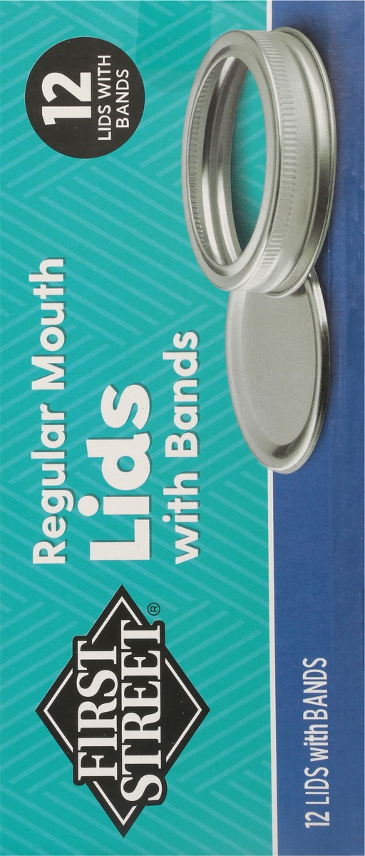 slide 2 of 14, First Street Fs Reg Width Jar Lids & Bands, 12 ct