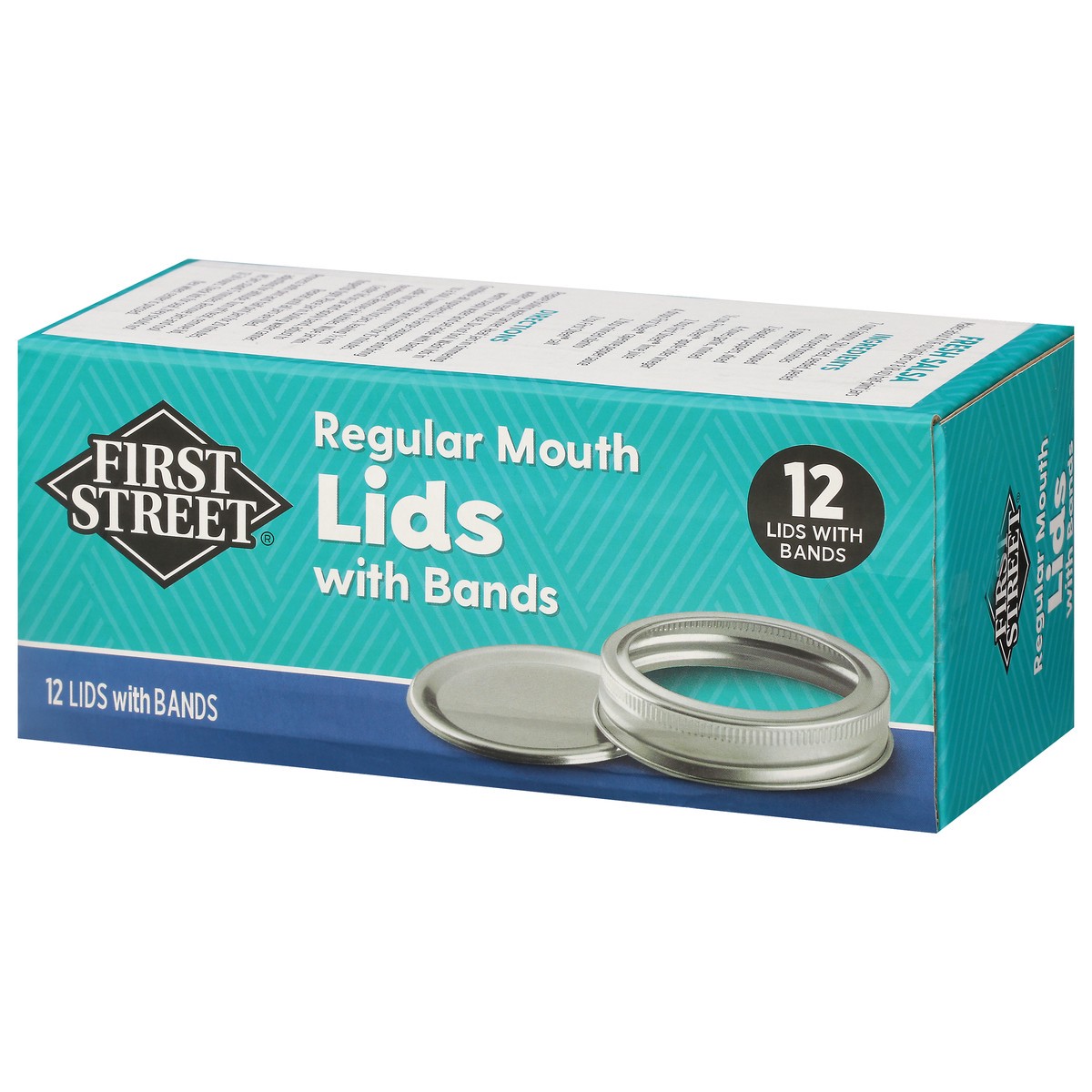 slide 8 of 14, First Street Fs Reg Width Jar Lids & Bands, 12 ct