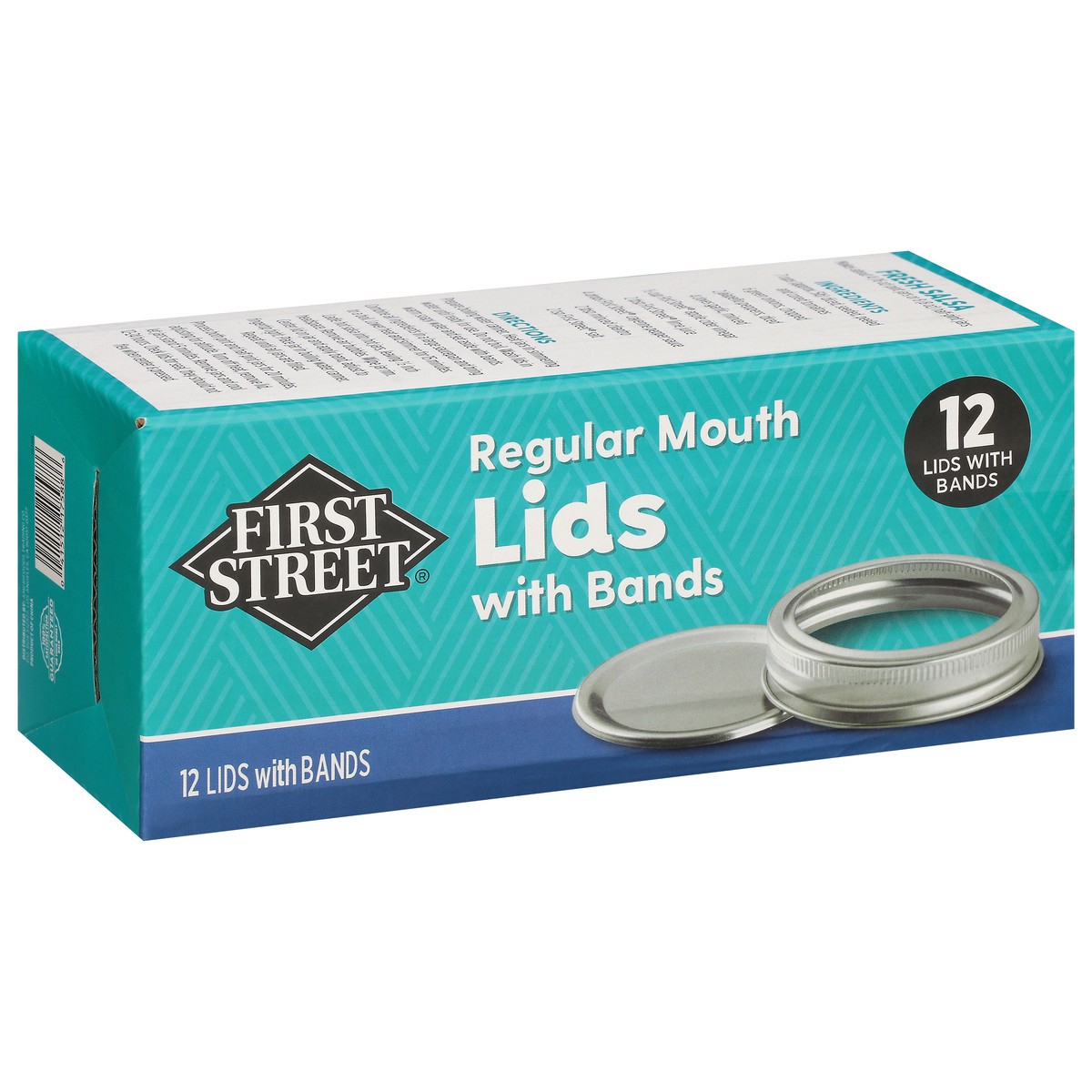 slide 13 of 14, First Street Fs Reg Width Jar Lids & Bands, 12 ct