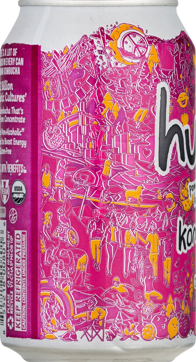 slide 9 of 10, Humm Kombucha Pomegranate Lemonade- 12 fl oz, 12 fl oz