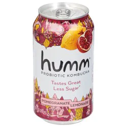 Humm Kombucha Pomegranate Lemonade- 12 fl oz