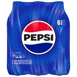 Pepsi Soda Cola 24 Fl Oz 6 Count