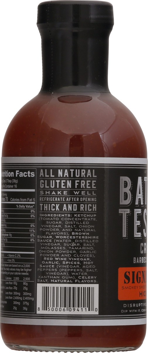 slide 3 of 9, Battle Tested Signature Hickory Crafted Barbecue Sauce 19 oz Bottle, 19 oz