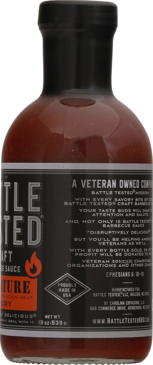 slide 7 of 9, Battle Tested Signature Hickory Crafted Barbecue Sauce 19 oz Bottle, 19 oz