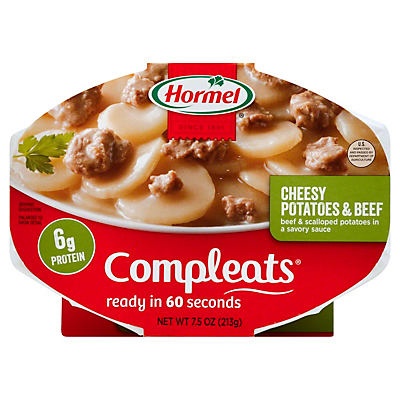 slide 1 of 1, Hormel Compleats Cheesy Potatoes & Beef, 7.5 oz