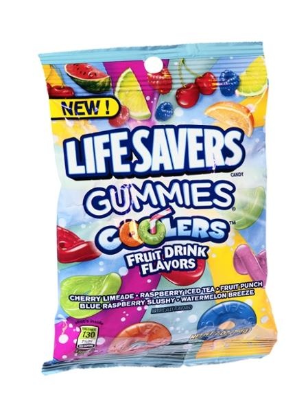 slide 1 of 1, Life Savers Gummies Lifesavers Gummies Coolers Candy Fruit Drink, 7 oz