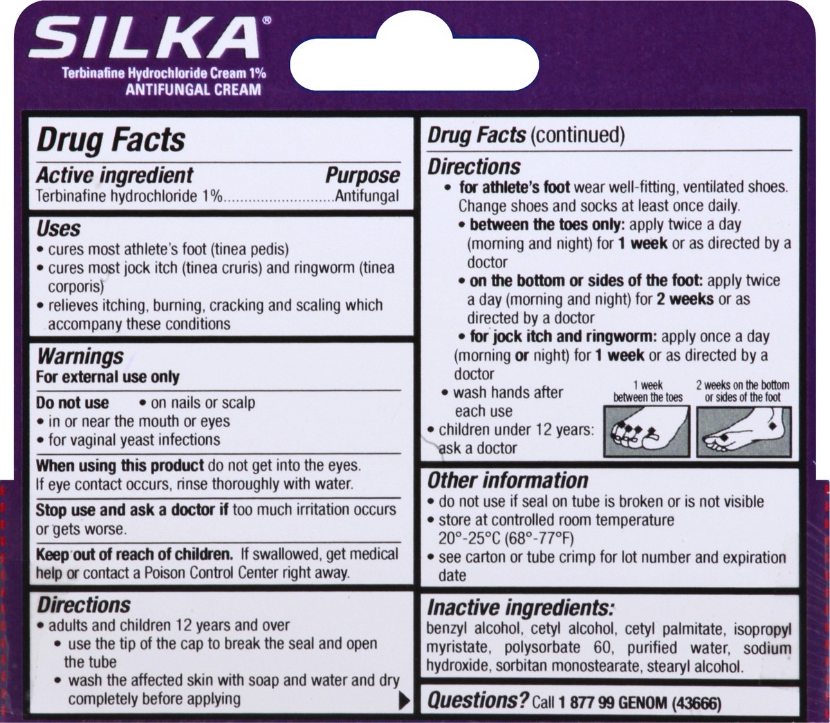 slide 4 of 12, Silka Antifungal Cream 0.5 oz, 0.5 oz